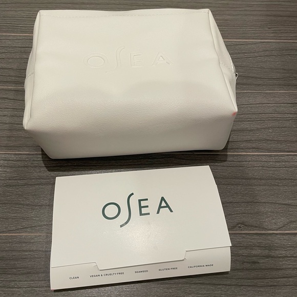 OSEA White Cosmetic Bag - Picture 5 of 10